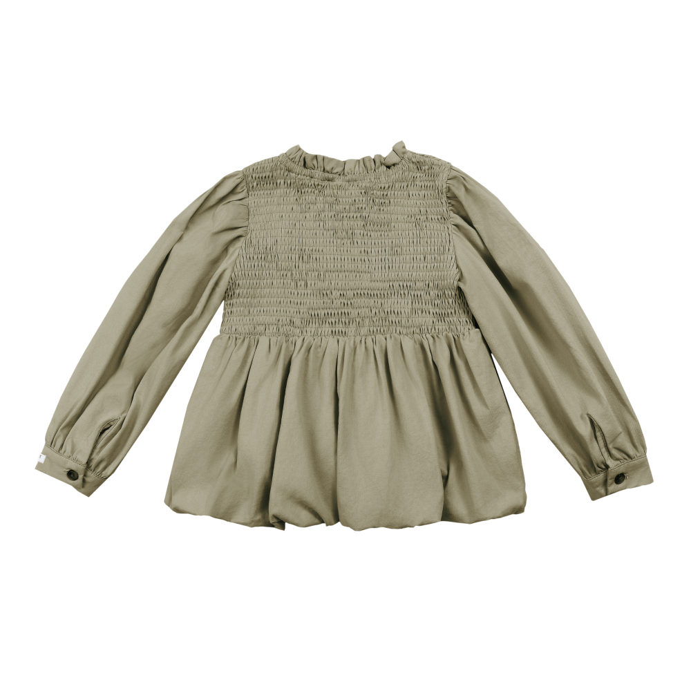 Madelief Top | Dusty Green