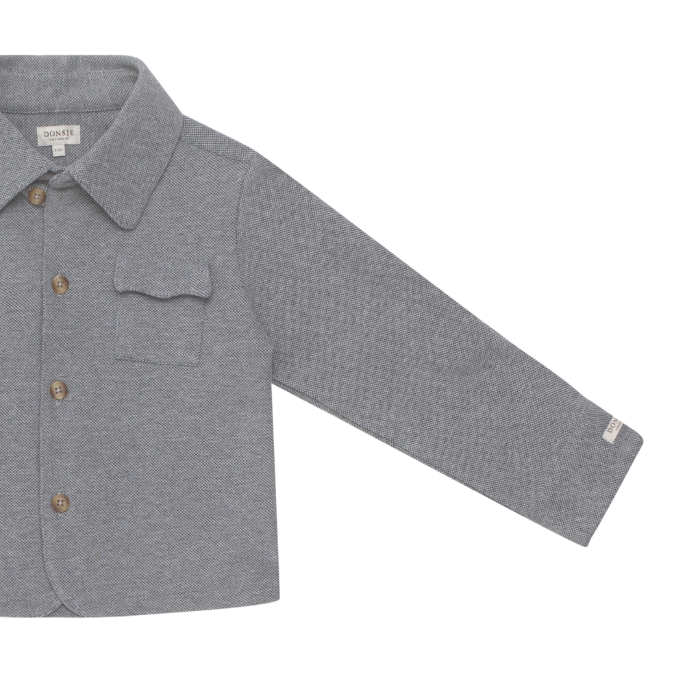 Melle Overshirt | Dark Spruce Melange