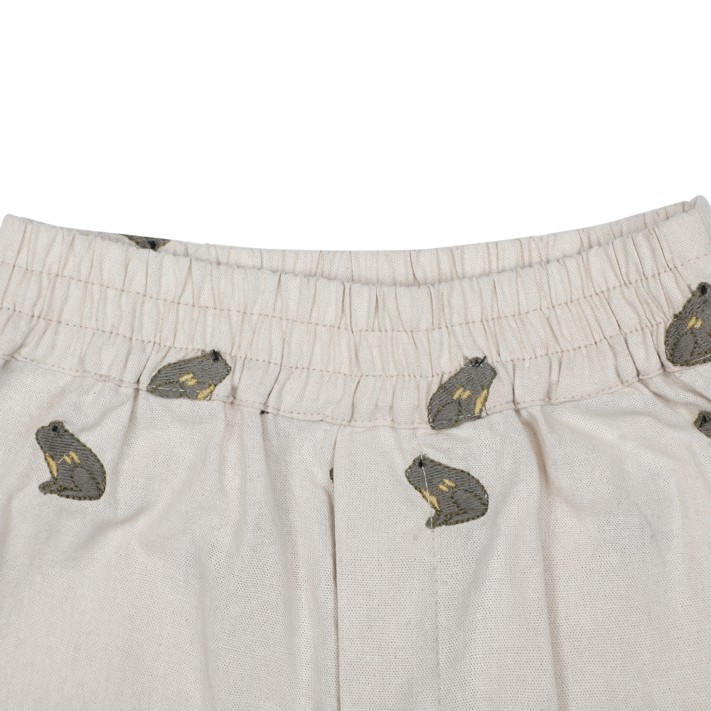 Olivier Shorts | Frogs | Warm White