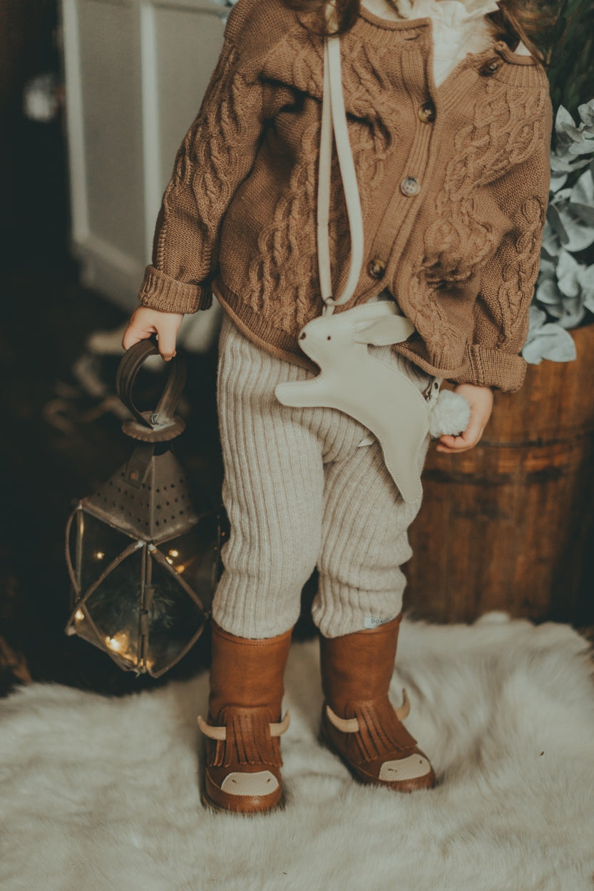 Olle Merino Wool Trousers | Beige Melange