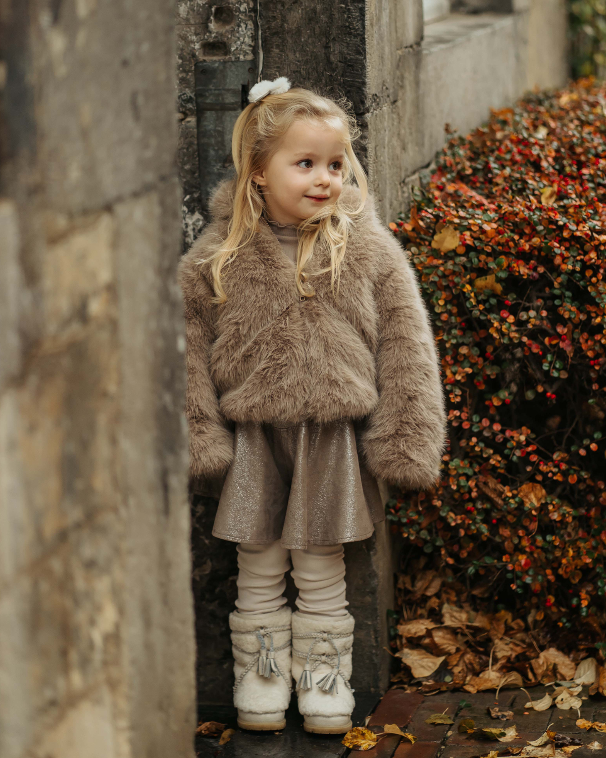 Dilia Jacket | Taupe Teddy