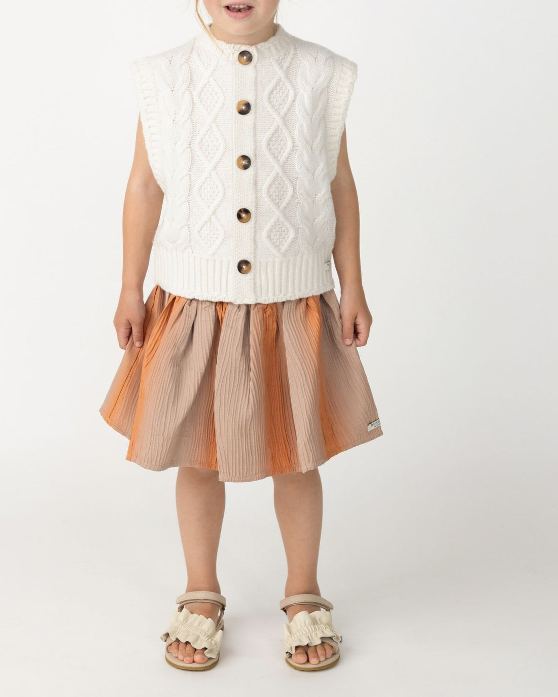 Xenee Skirt | Amber Brown