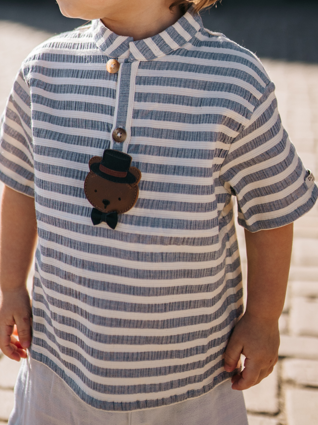 Ceesie Clip | Bear | Cognac Classic Leather