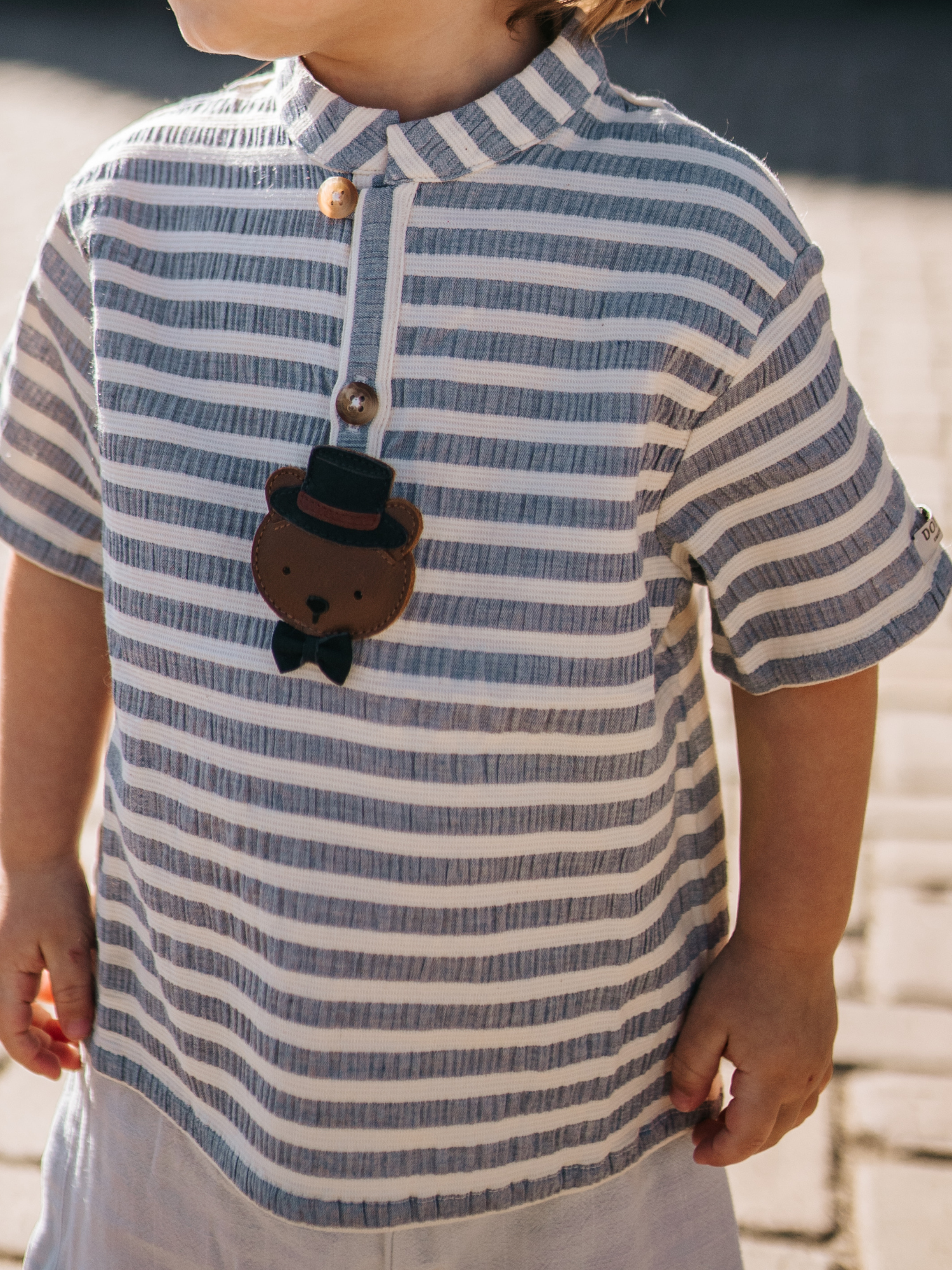 Ceesie Clip | Bear | Cognac Classic Leather