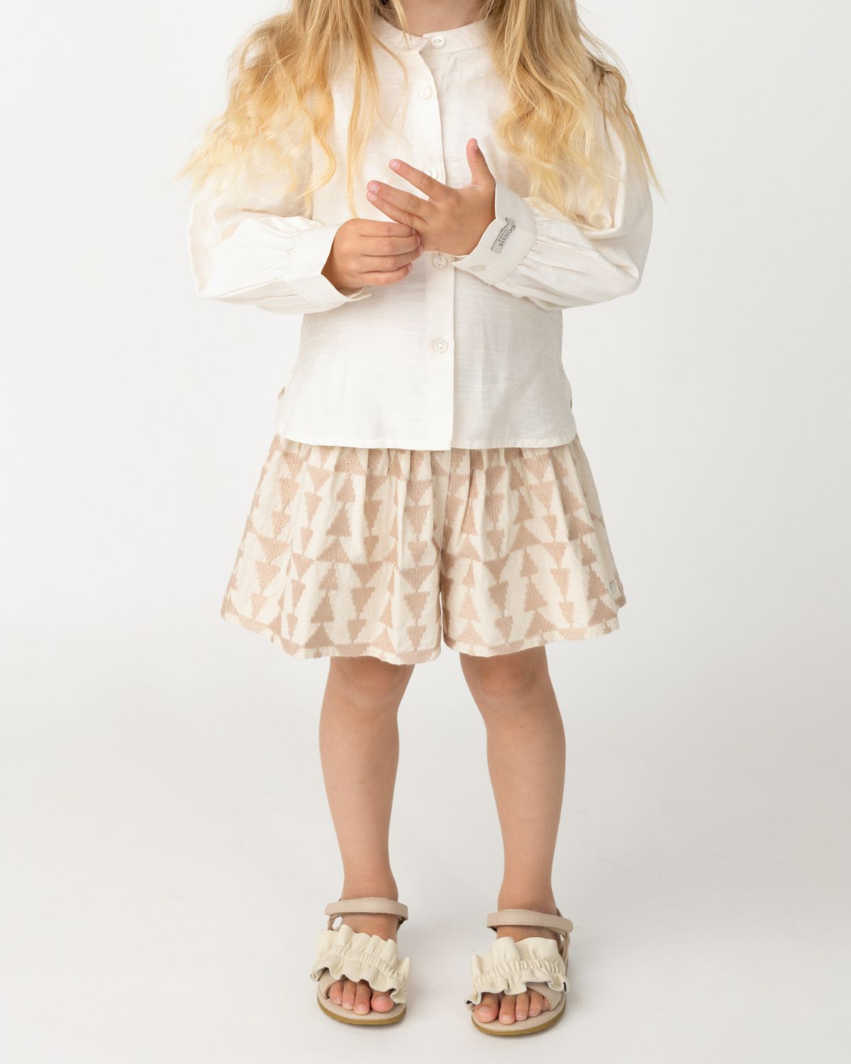 Joysa Shorts | Soft Sand - Rose Triangular