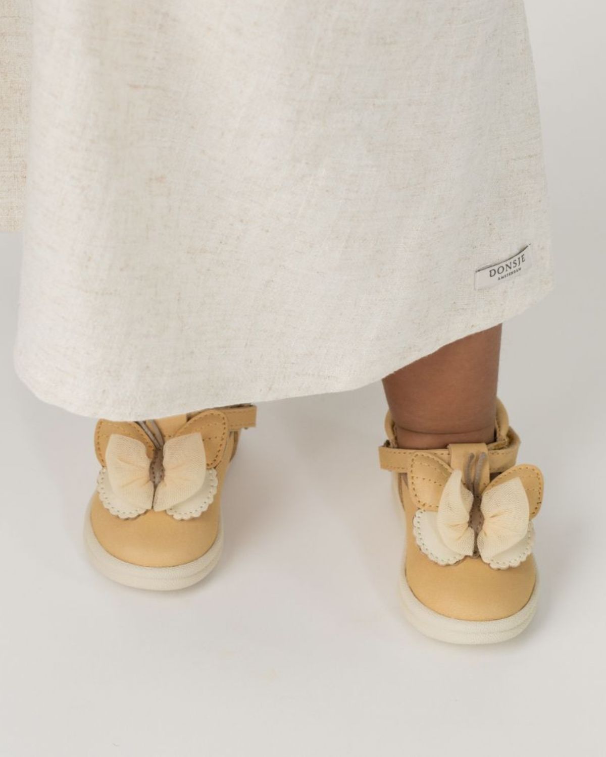 Vlindy Shoes | Gold Metallic Nubuck