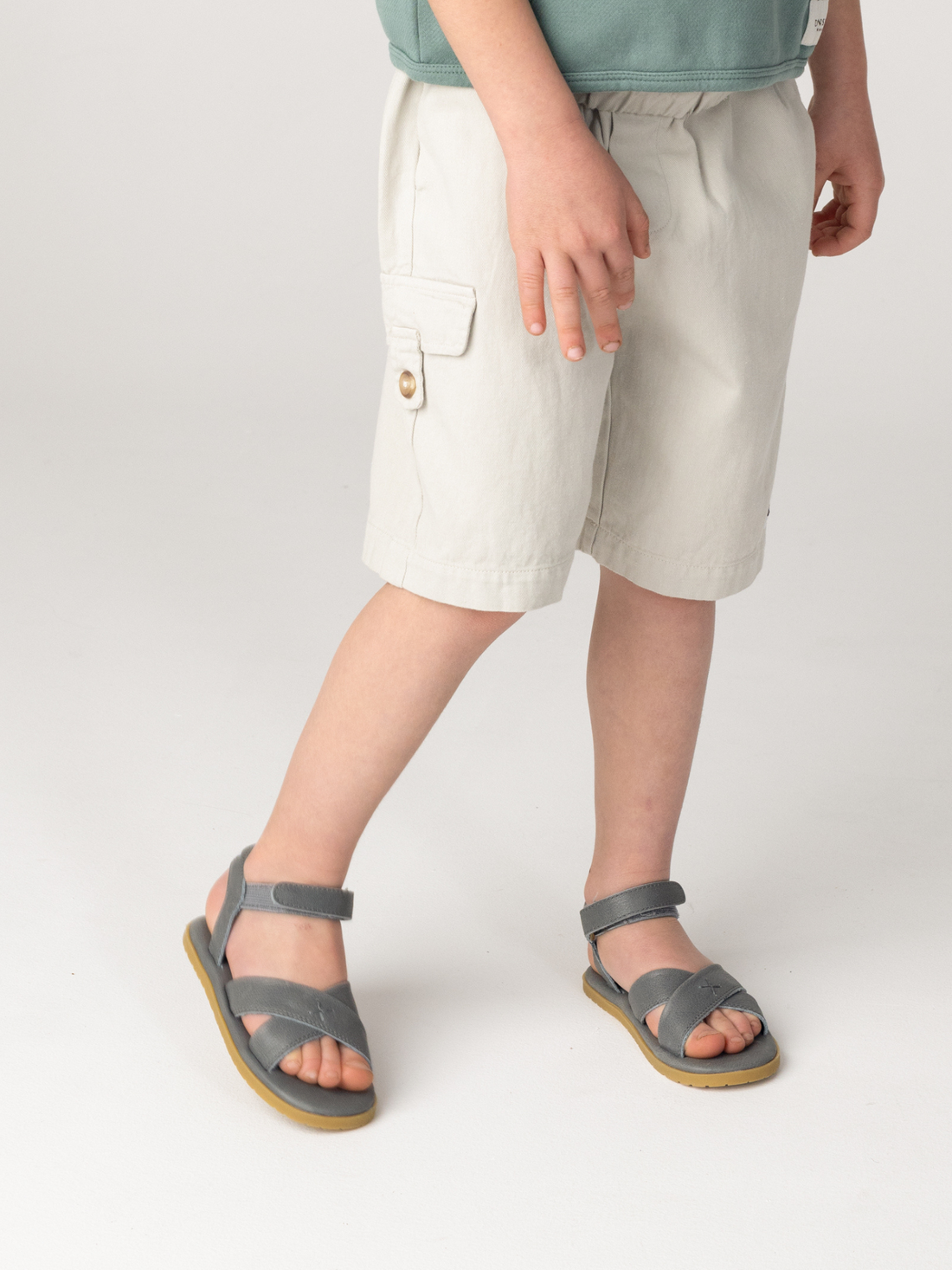 Otis Sandals | Petrol Leather