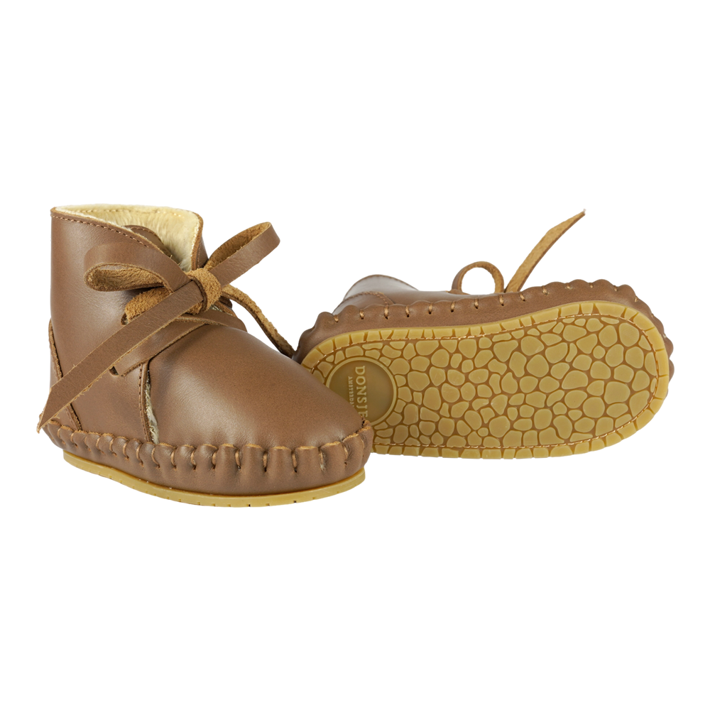 Pina Classic Booties | Cognac Classic Leather