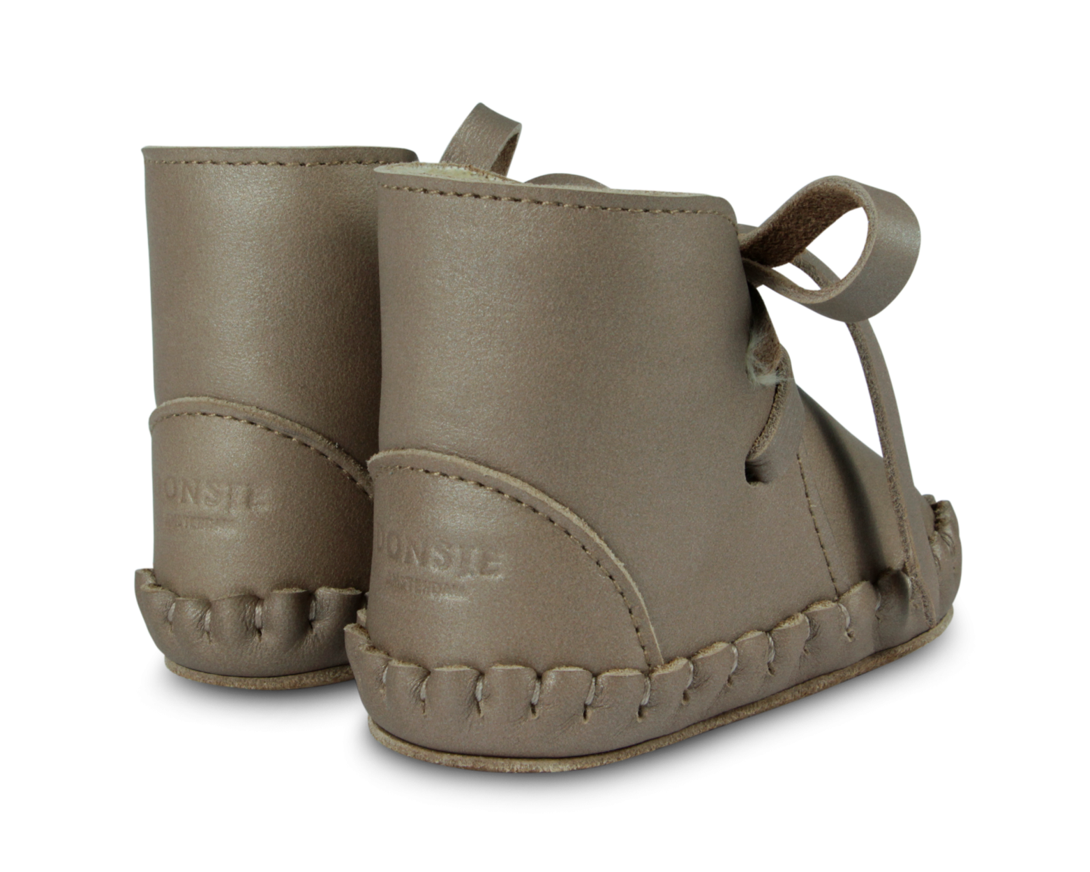 Pina Exclusive Booties | Truffle Metallic Nubuck