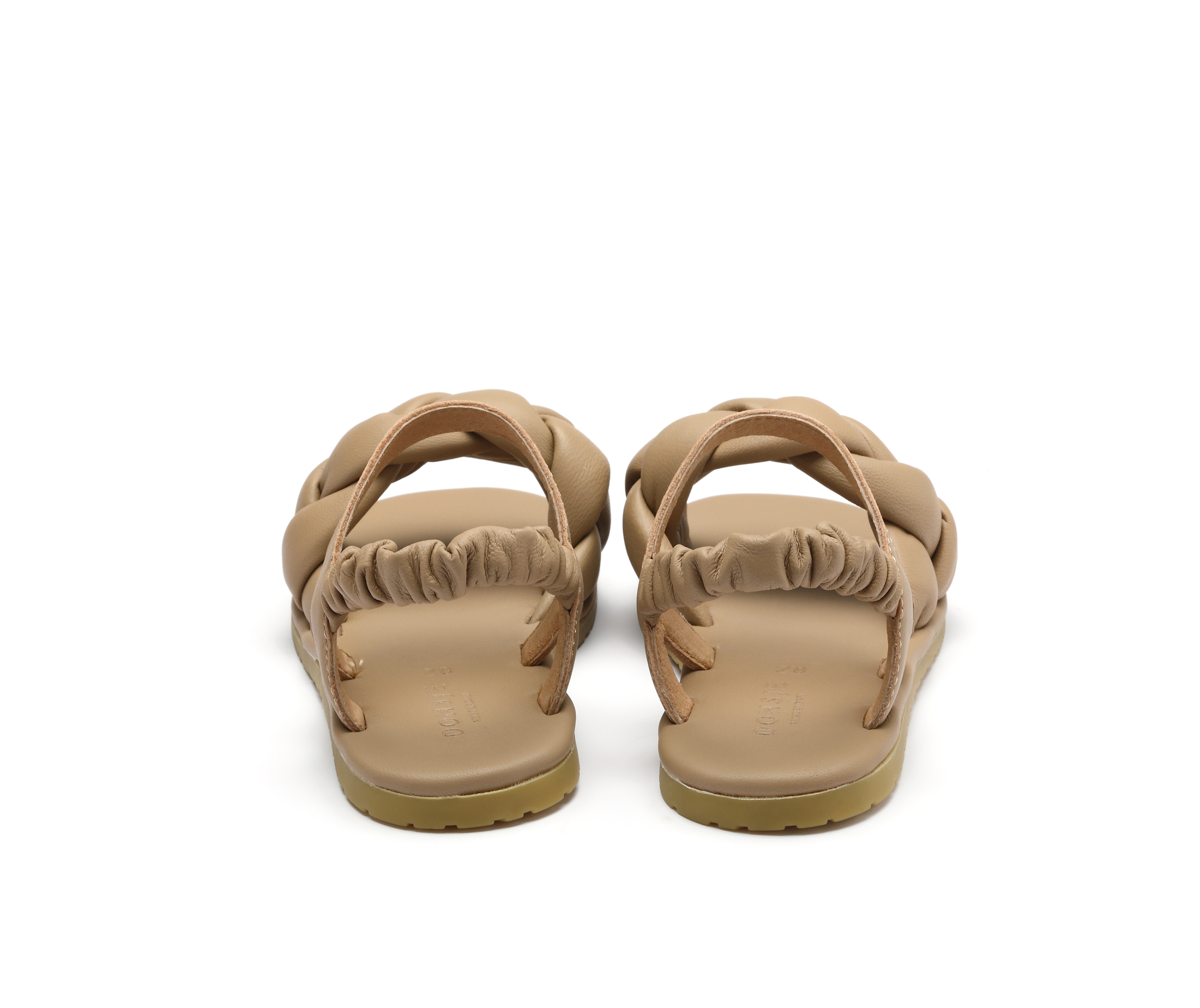 Benz Sandals | Beige Sheep Leather