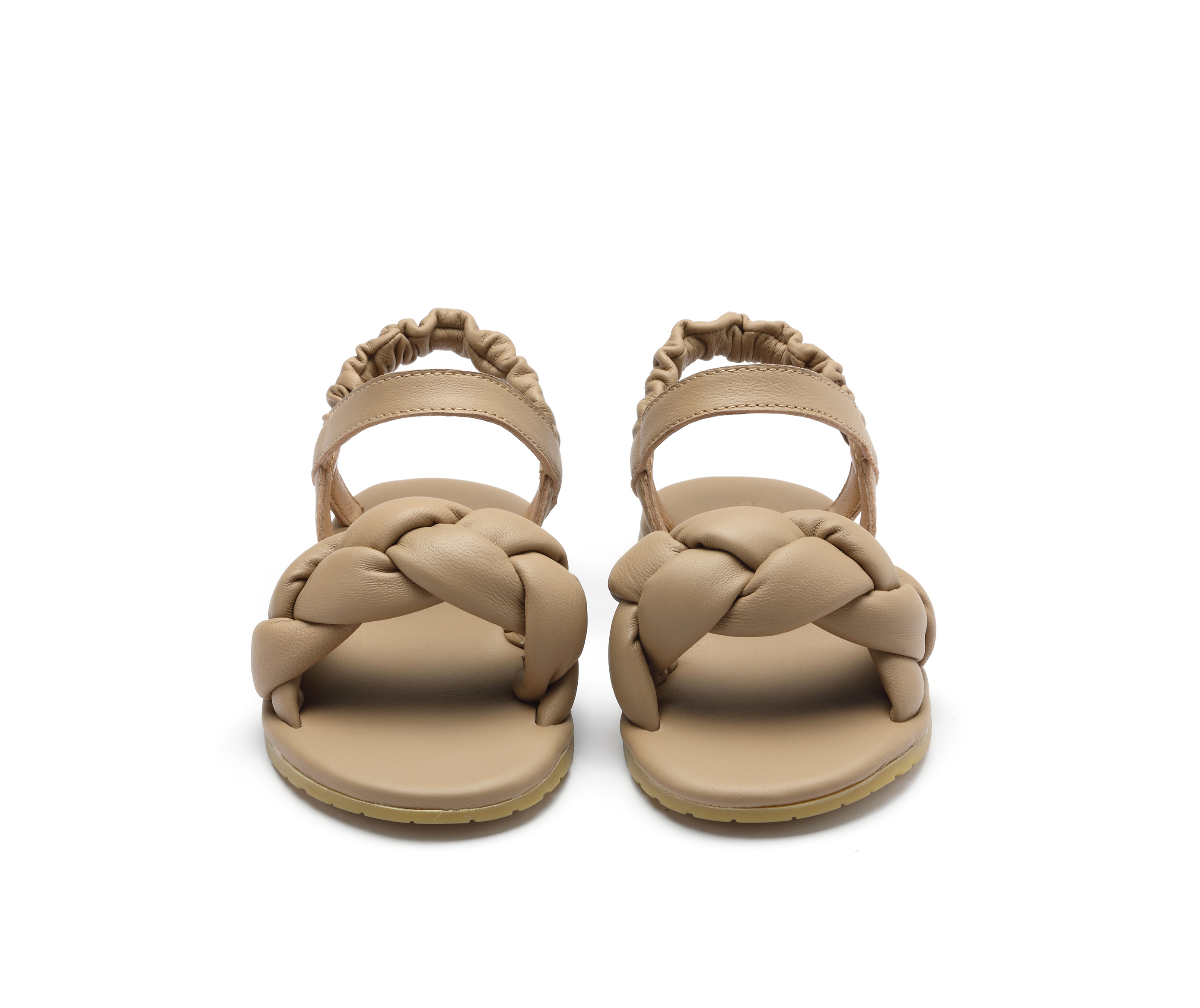 Benz Sandals | Beige Sheep Leather