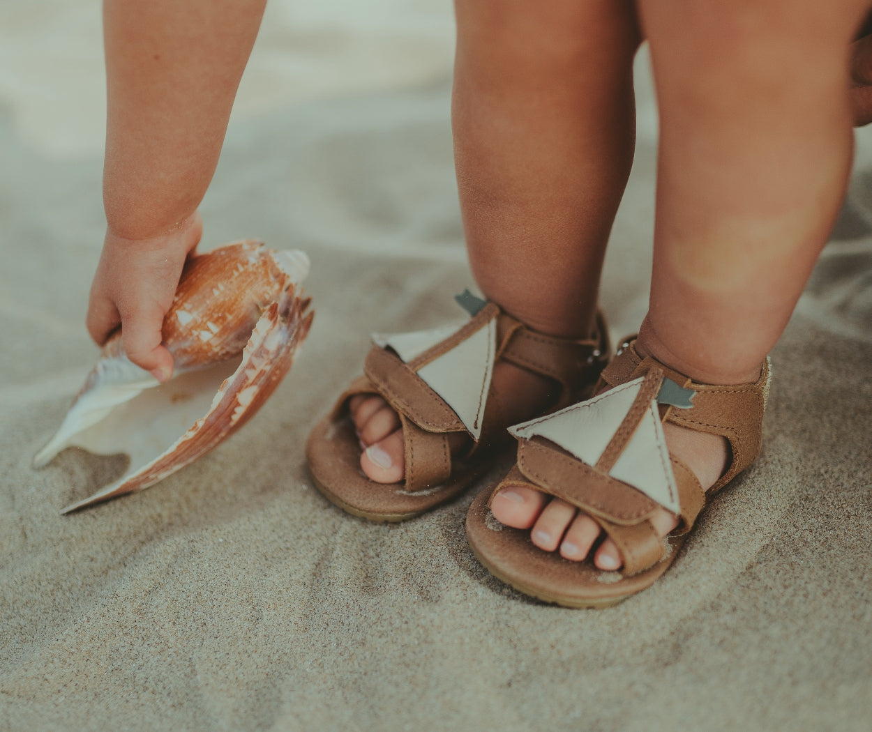 Qlops Sandals | Boat | Nutmeg Leather
