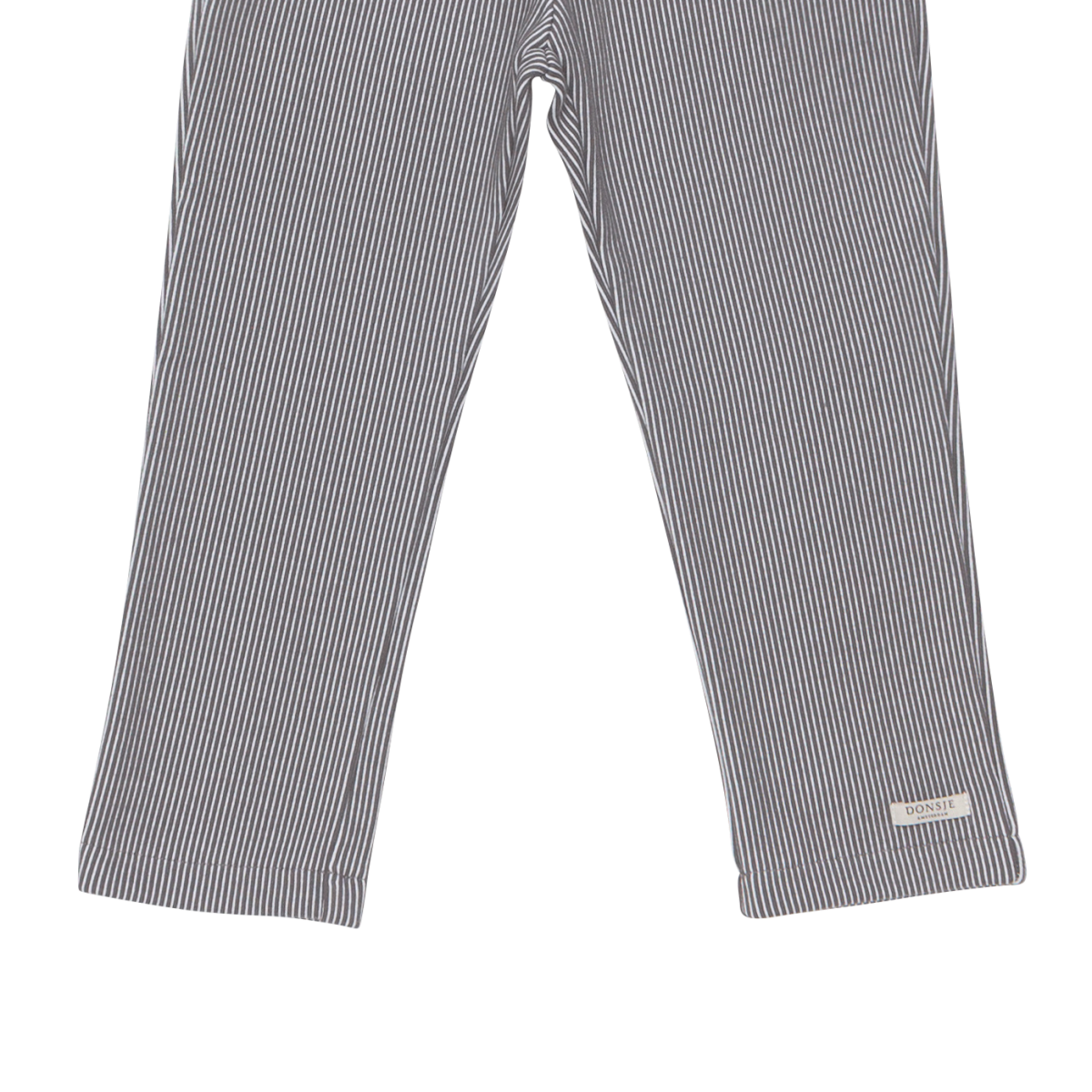 Tettono Trousers | Cloudy Grey - White Striped