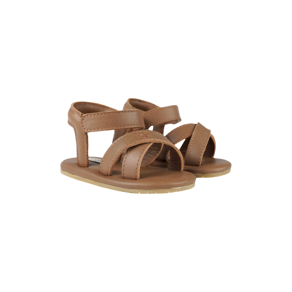 Tobi Sandals | Cognac Classic Leather