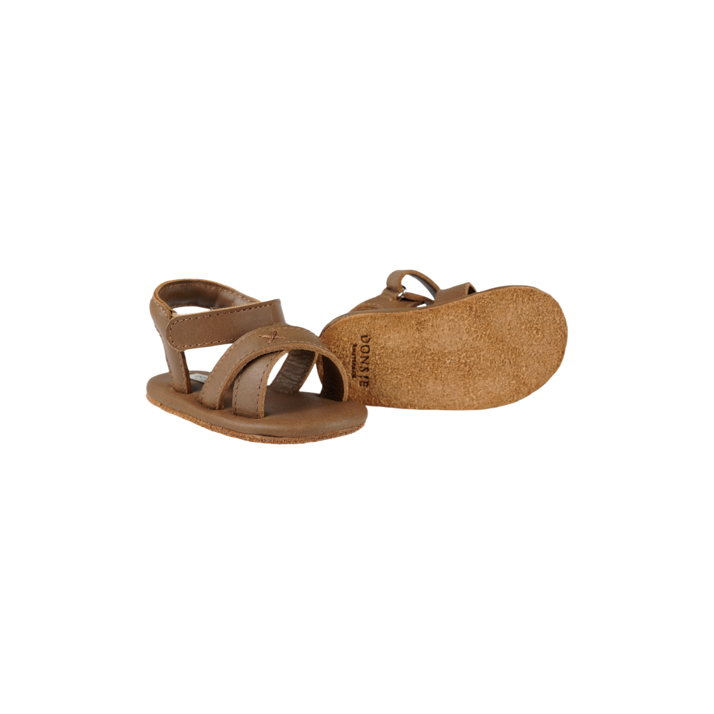 Tobi Sandals | Cognac Classic Leather