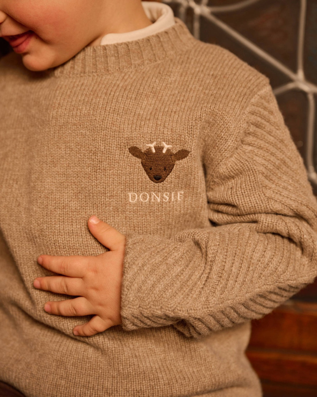 Geeratz Merino Wool Sweater | Stag | Milk Chocolate Melange