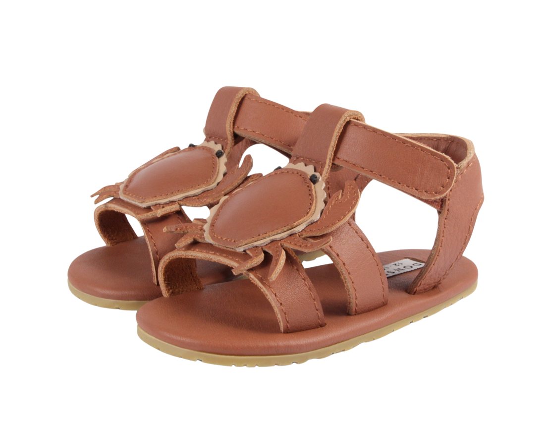 Ushy Sandals | Crab | Maple Leather