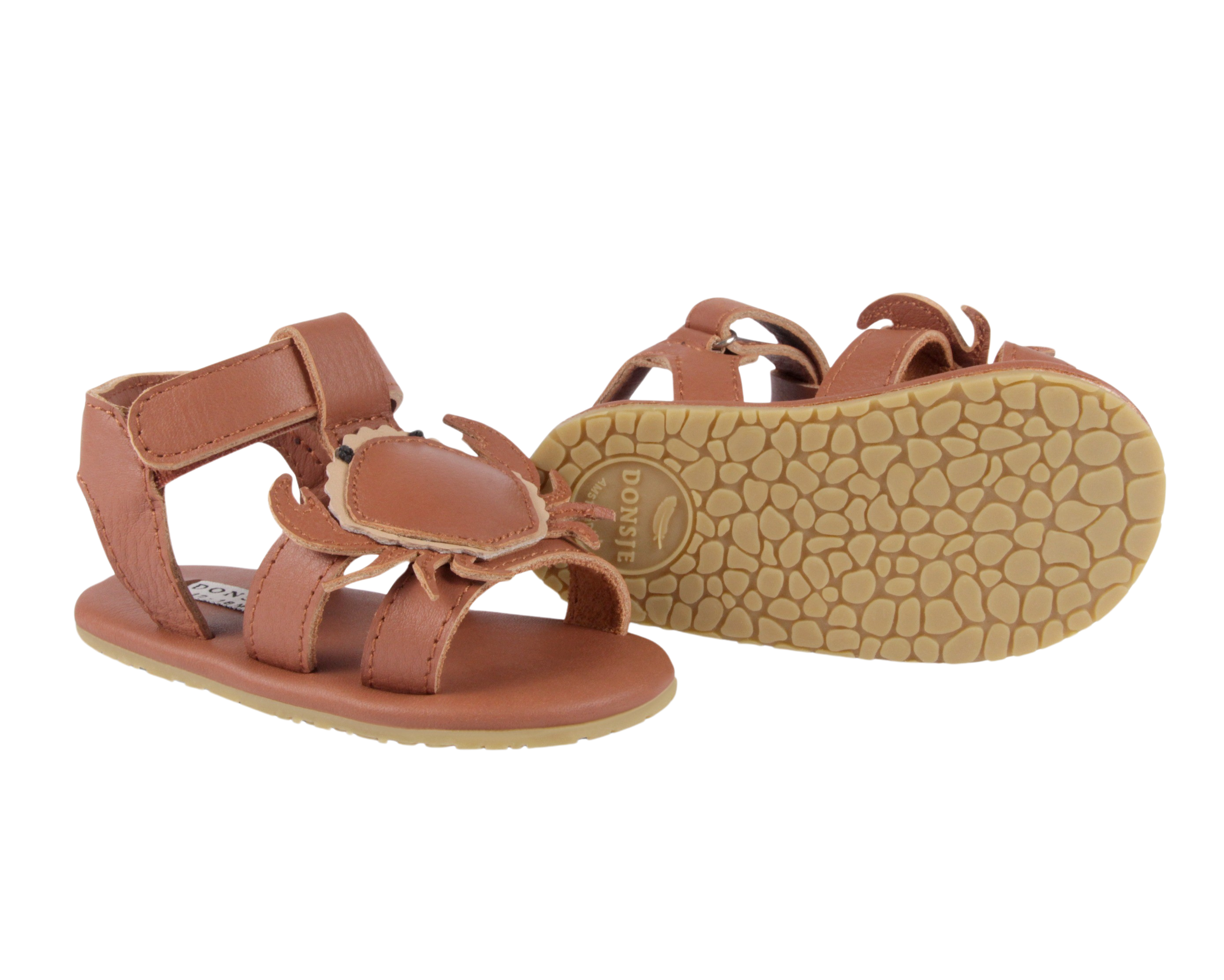 Ushy Sandals | Crab | Maple Leather