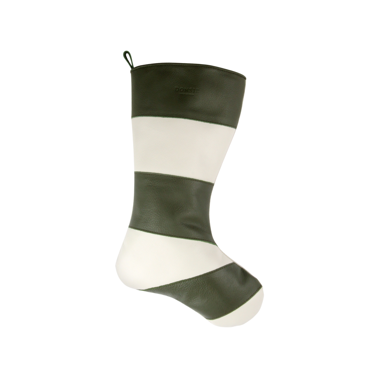 Xmas Stocking | Olive Leather