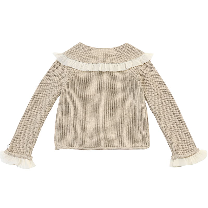 Zoila Cardigan | Oyster Grey