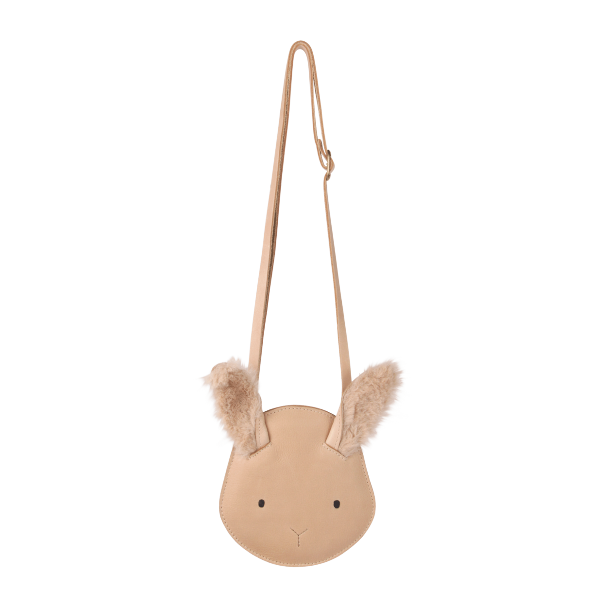 Britta Exclusive Purse | Fluffy Bunny | Light Rust Leather