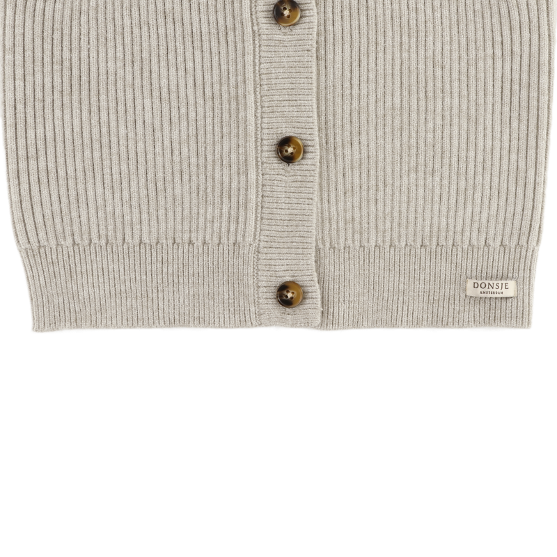 Tjitske Vest | White Sand Melange