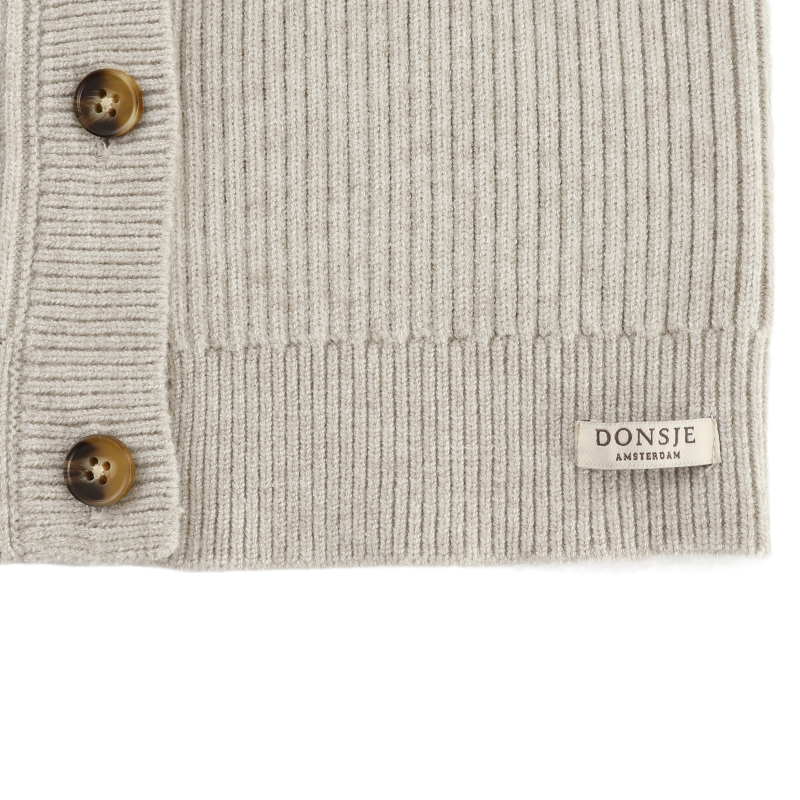 Tjitske Vest | White Sand Melange