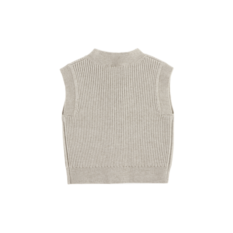 Tjitske Vest | White Sand Melange