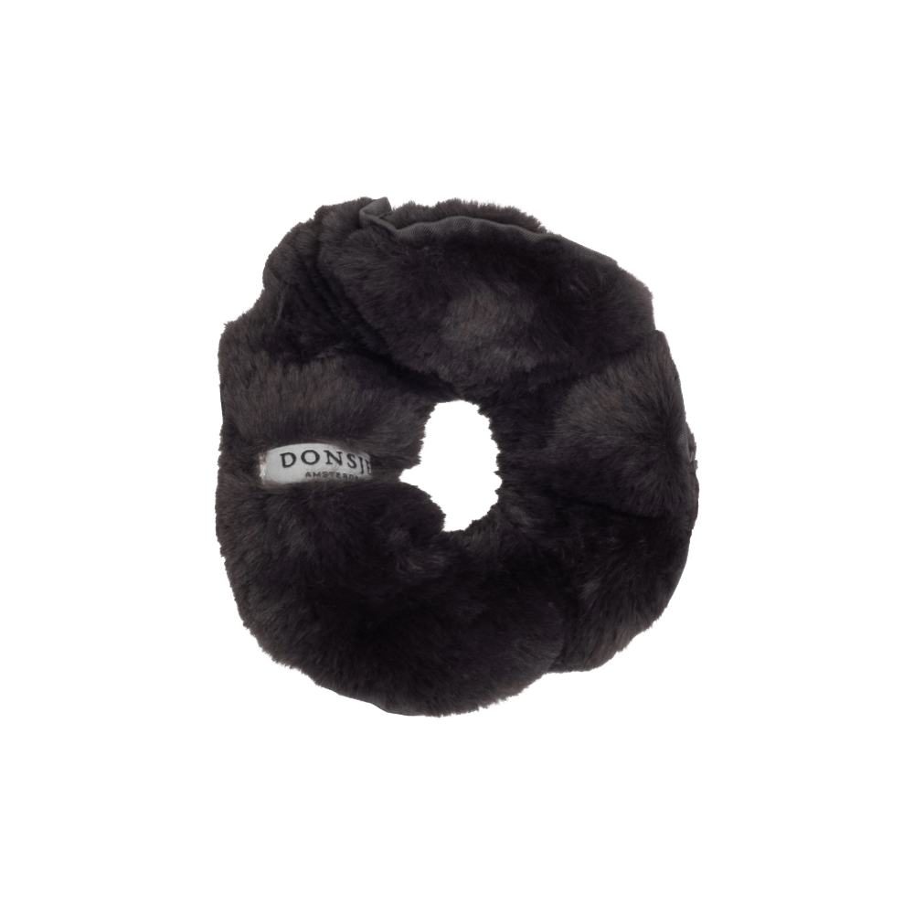 Hilfie Scrunchie | Blue Grey Teddy