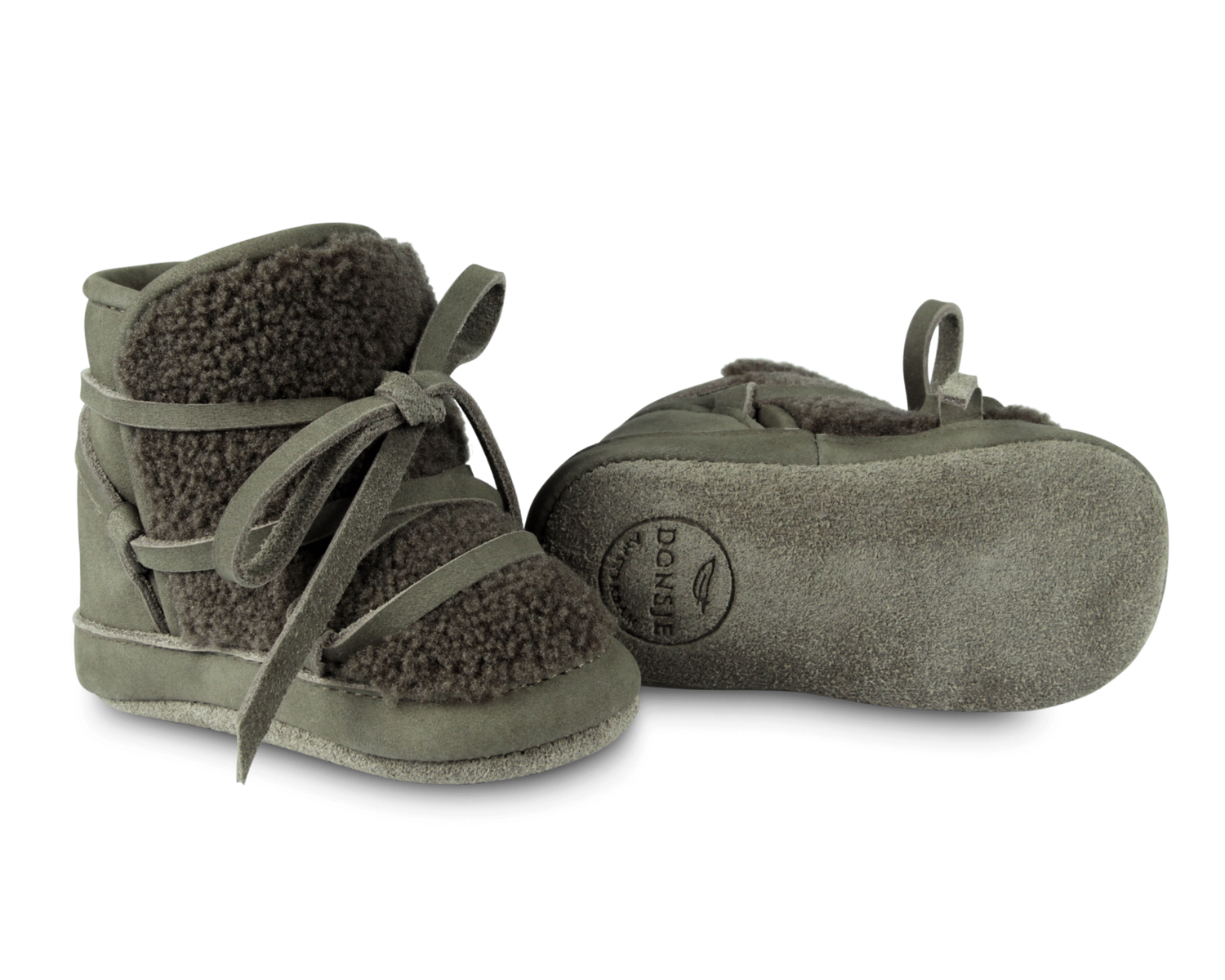 Cassi Booties | Stone Nubuck