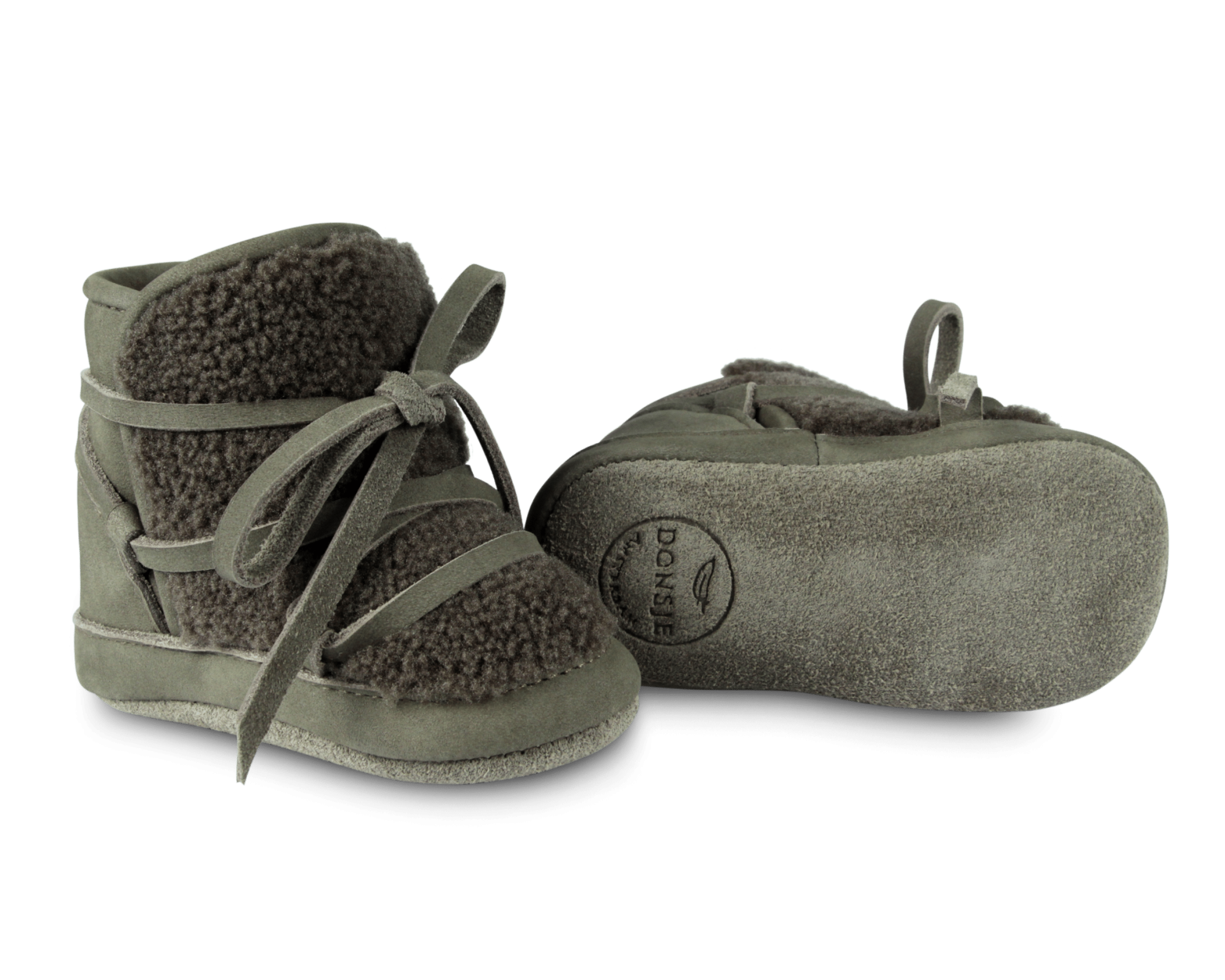 Cassi Booties | Stone Nubuck