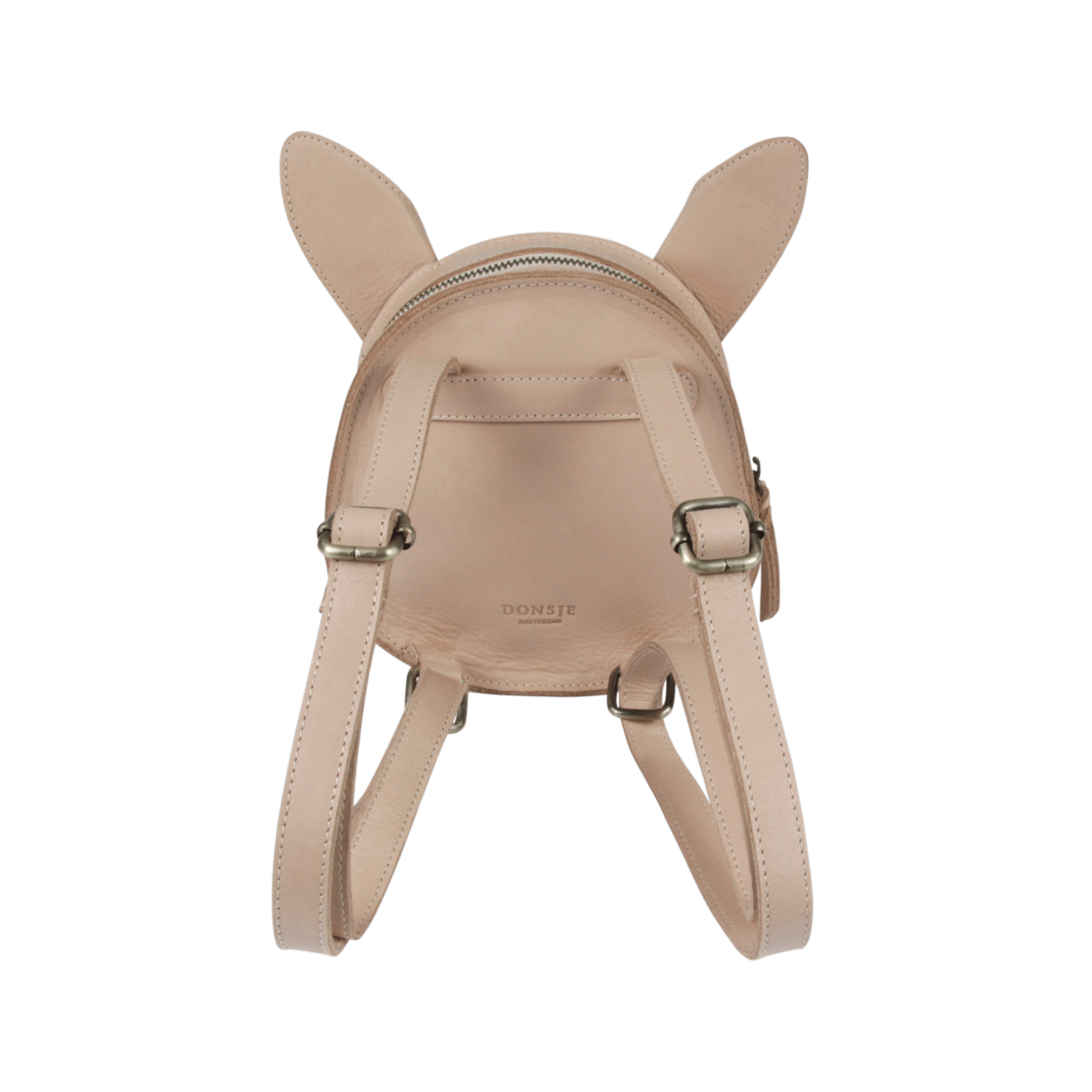 Kapi Exclusive Backpack | Fluffy Bunny | Light Rust Leather