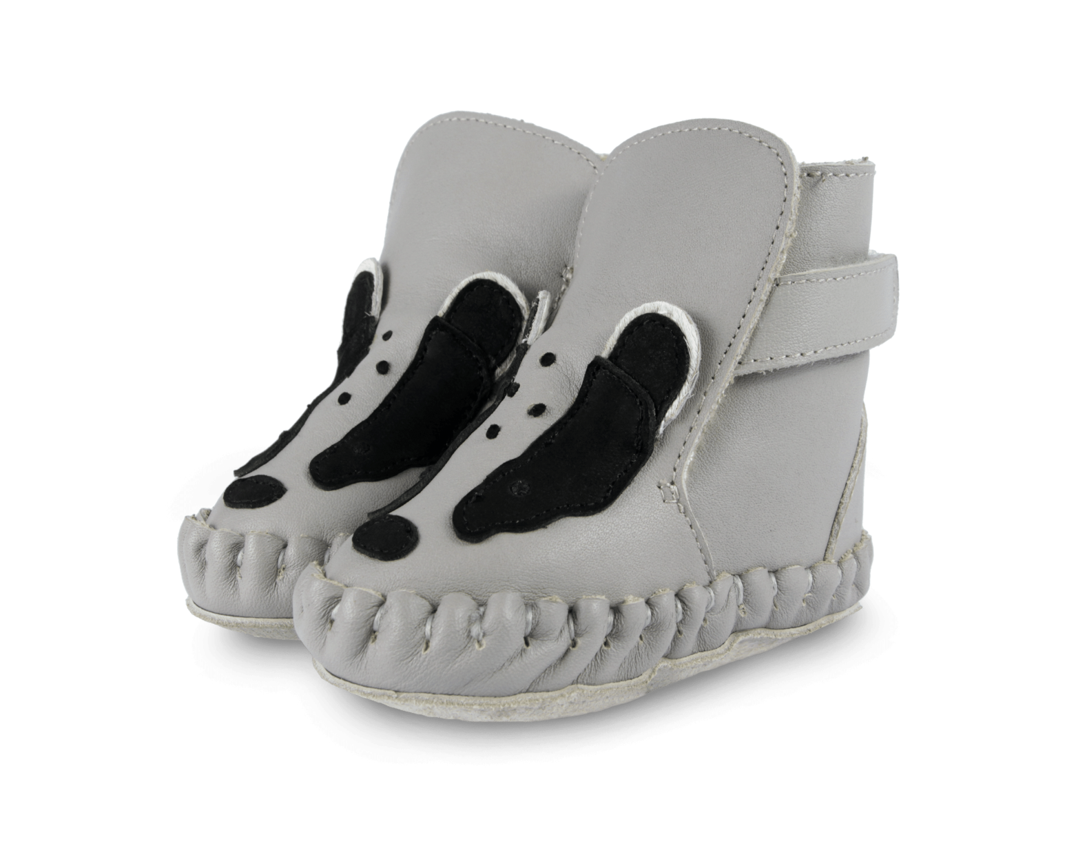 Kapi Exclusive Booties | Badger | Light Stone Leather