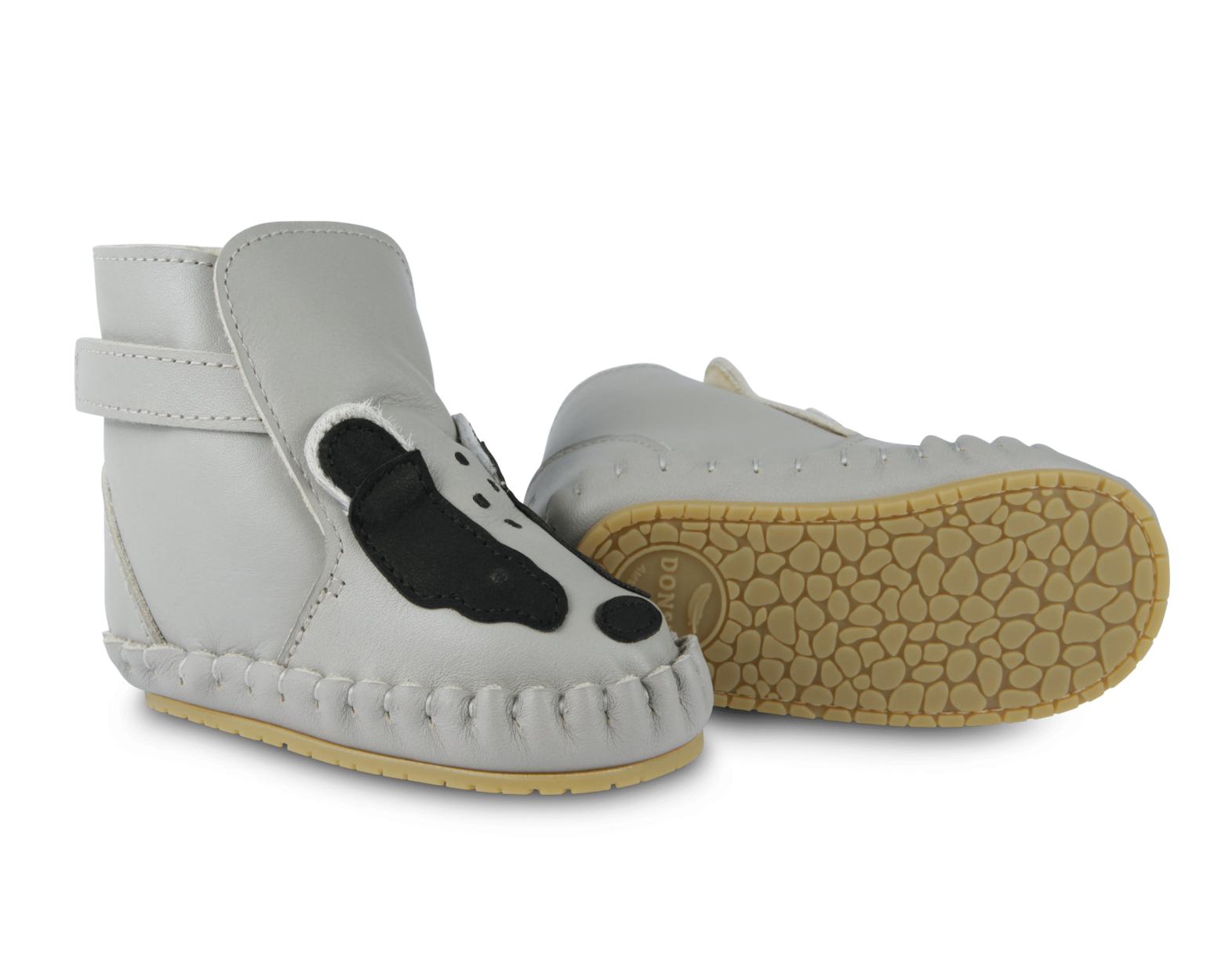 Kapi Exclusive Booties | Badger | Light Stone Leather