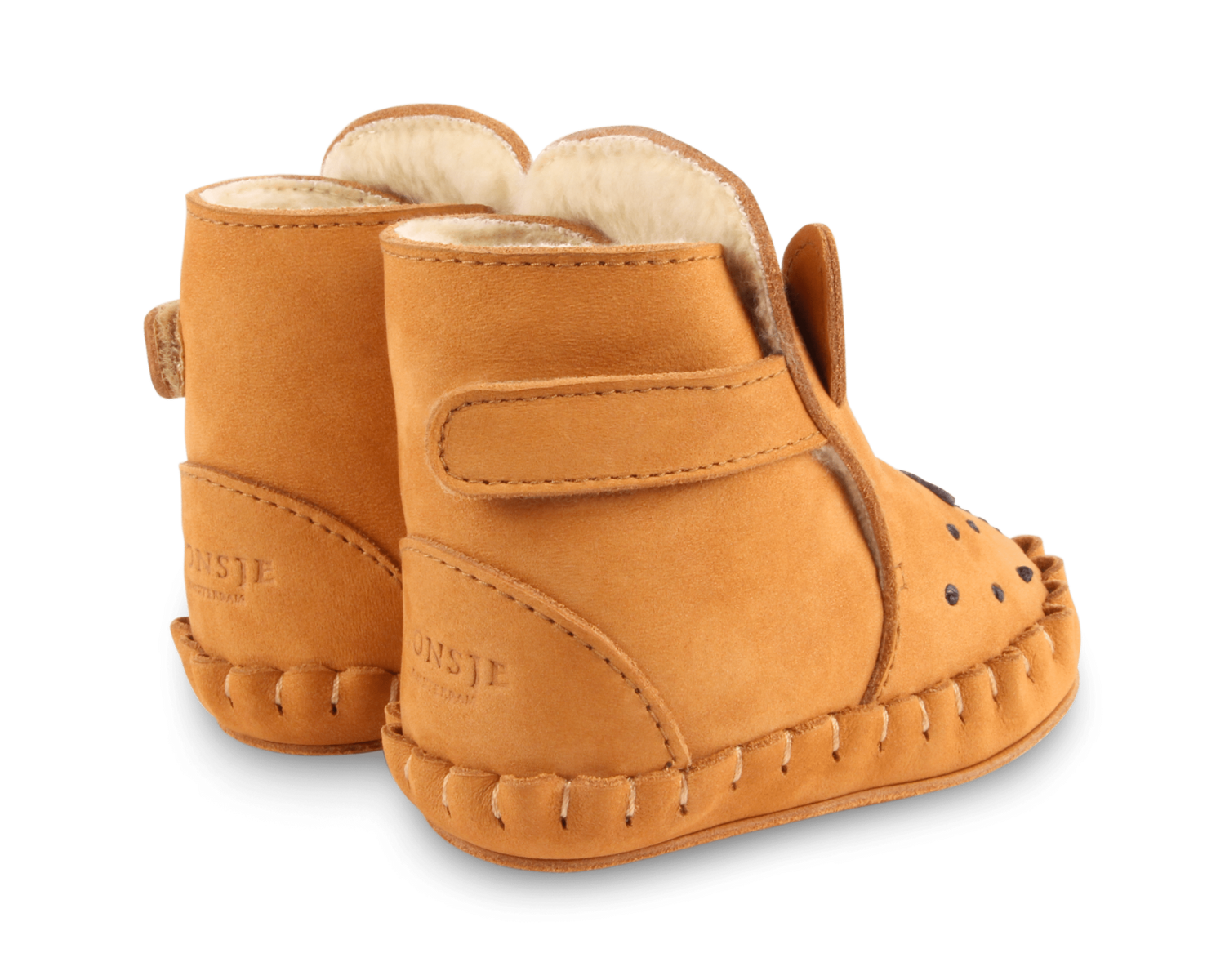 Kapi Classic Booties | Lion | Caramel Nubuck