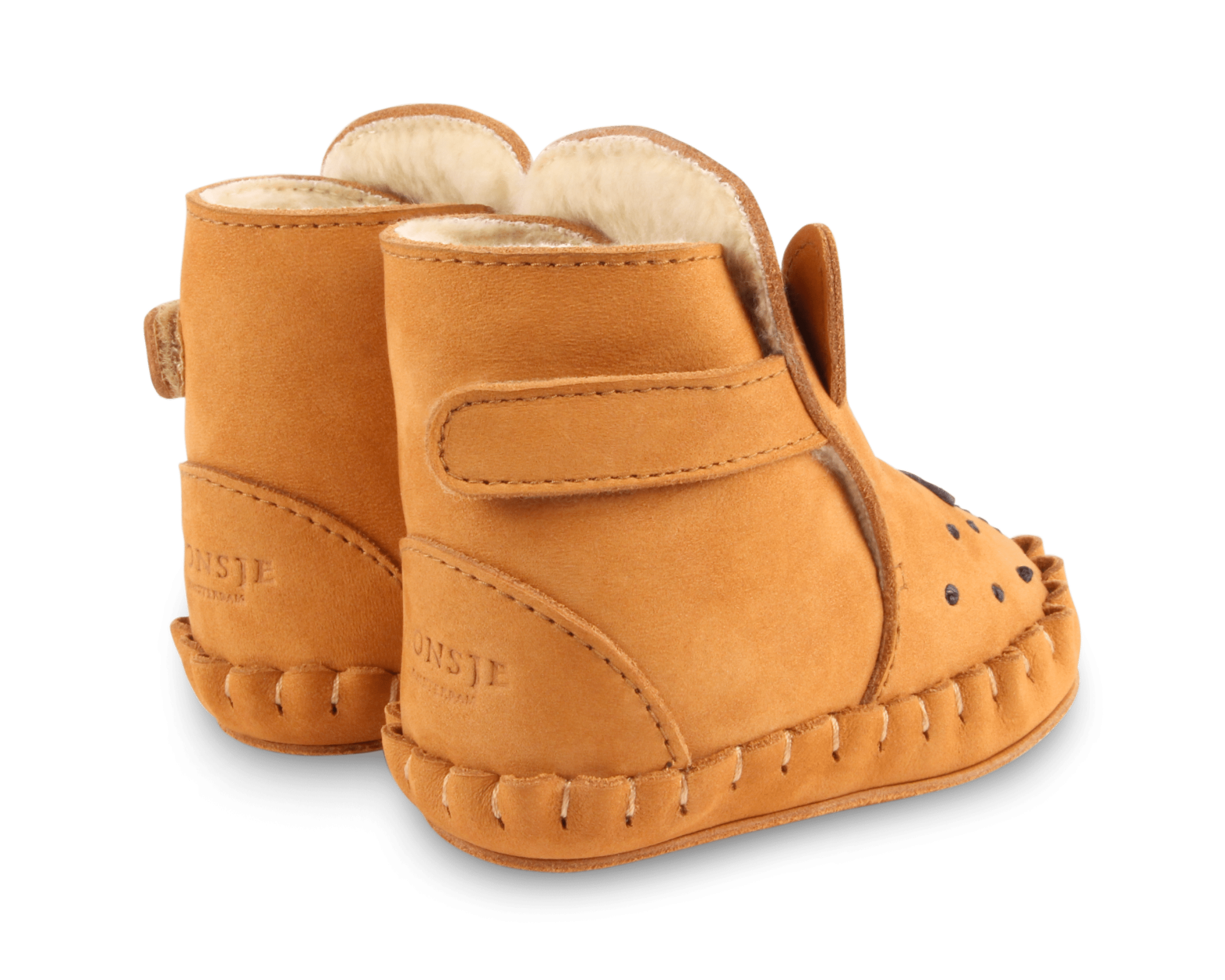 Kapi Classic Booties | Lion | Caramel Nubuck