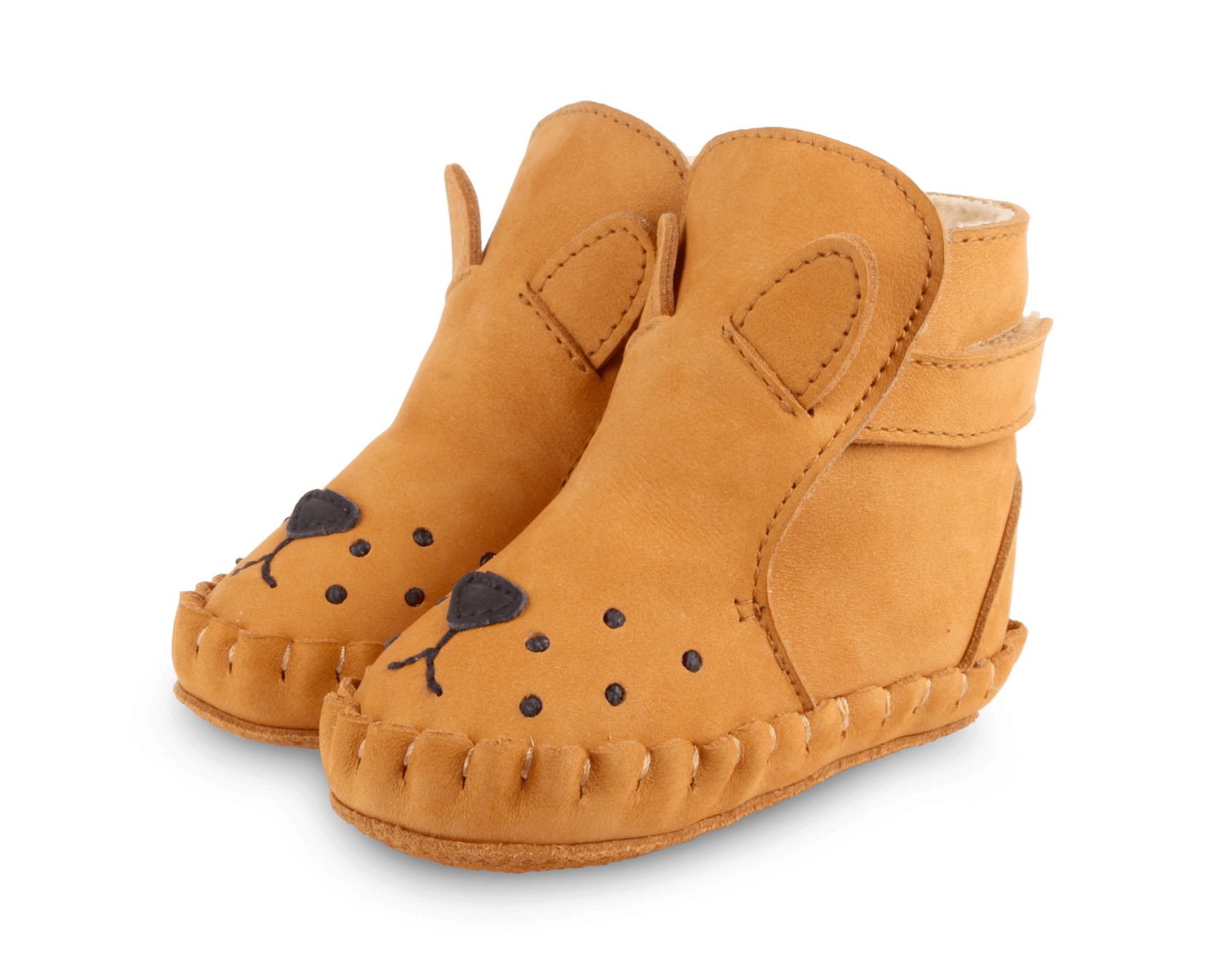 Kapi Classic Booties | Lion | Caramel Nubuck