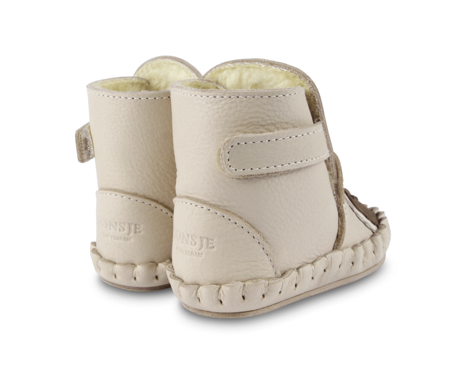 Kapi Special Booties | Raccoon | Ivory Classic Leather