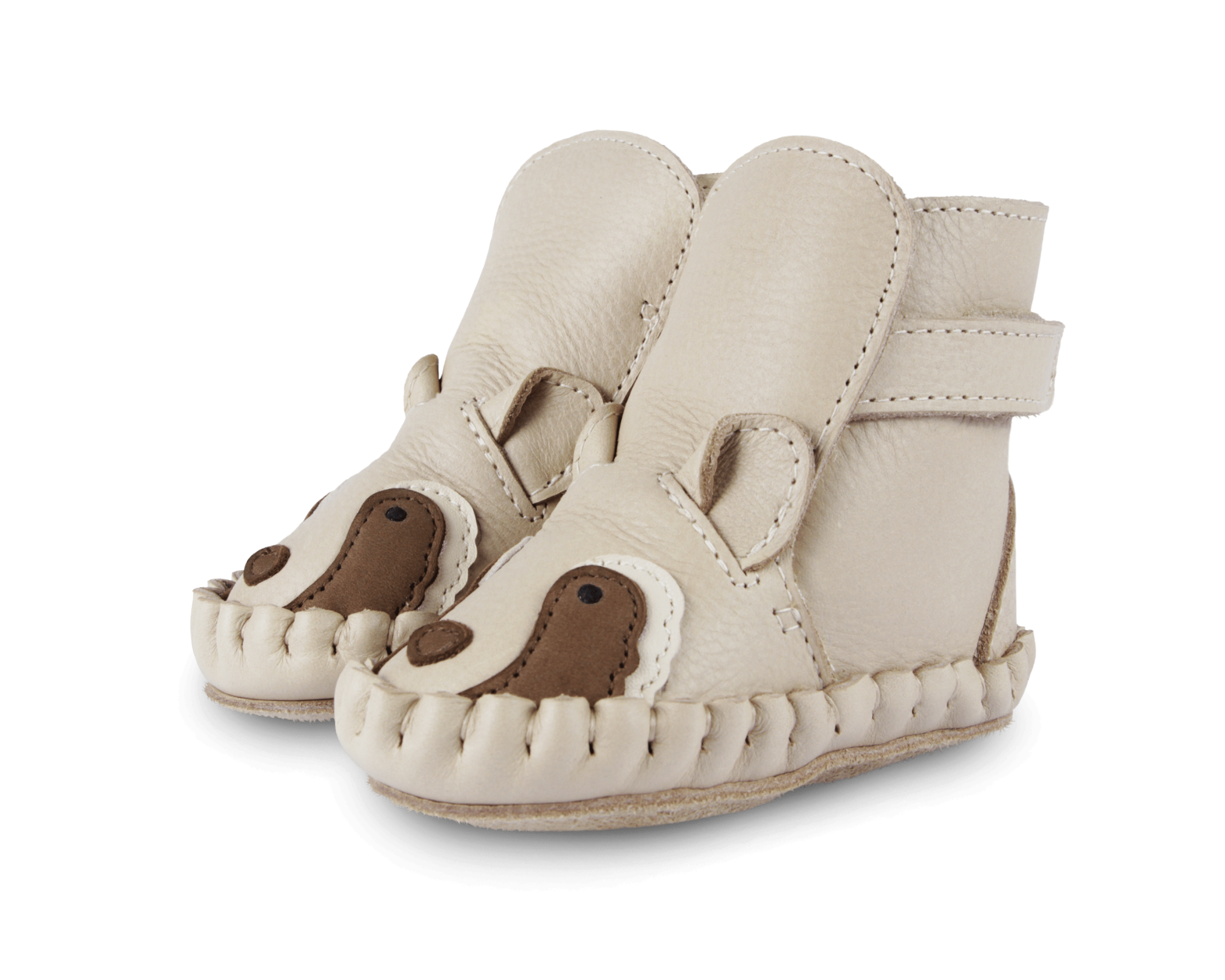 Kapi Special Booties | Raccoon | Ivory Classic Leather