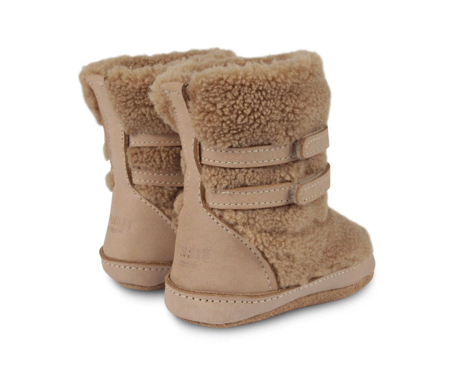 Larisso Booties | Light Maple Curly Faux Fur