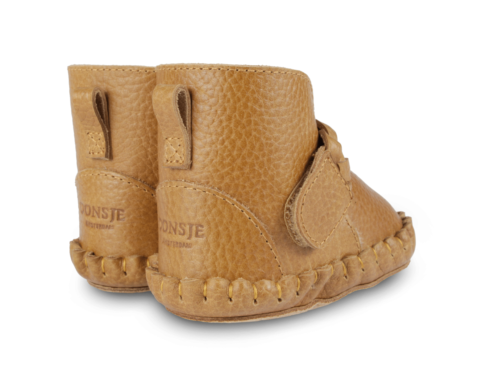 Mace Booties | Toast Grain Leather