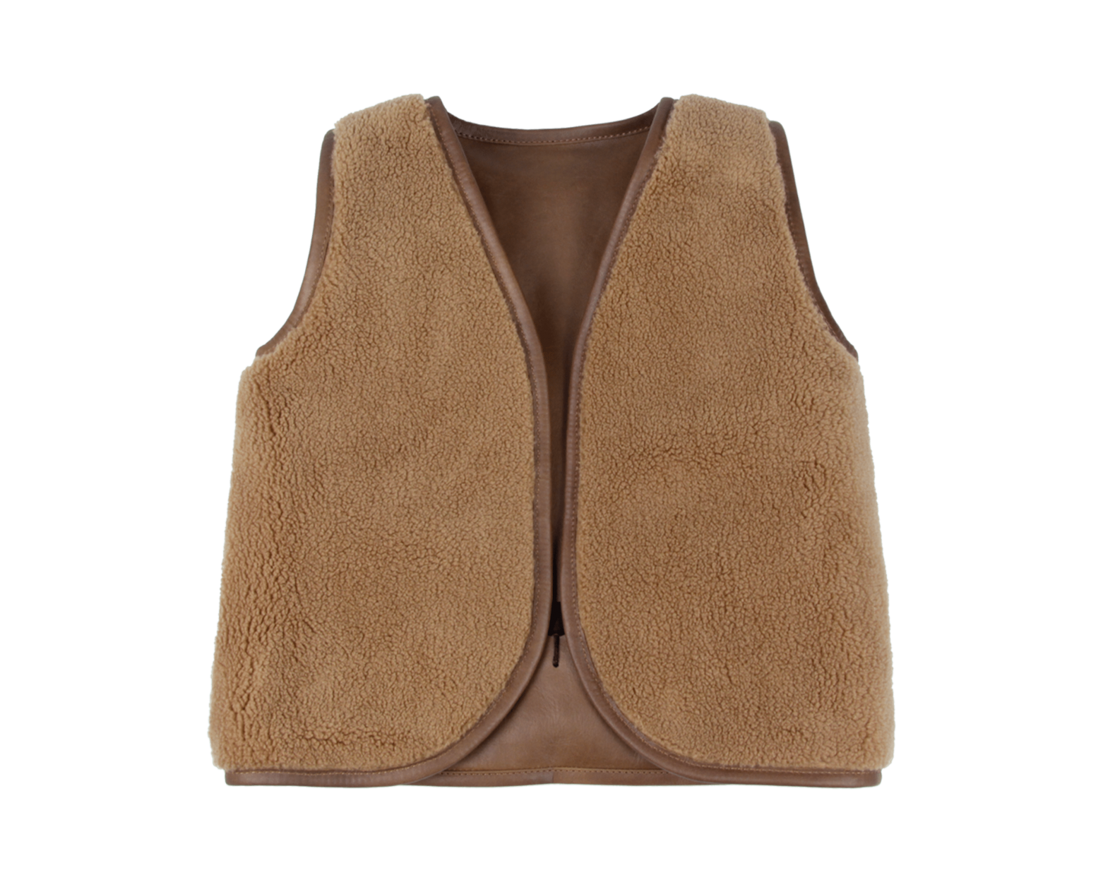 Noa Gilet | Bear | Cognac Classic Leather