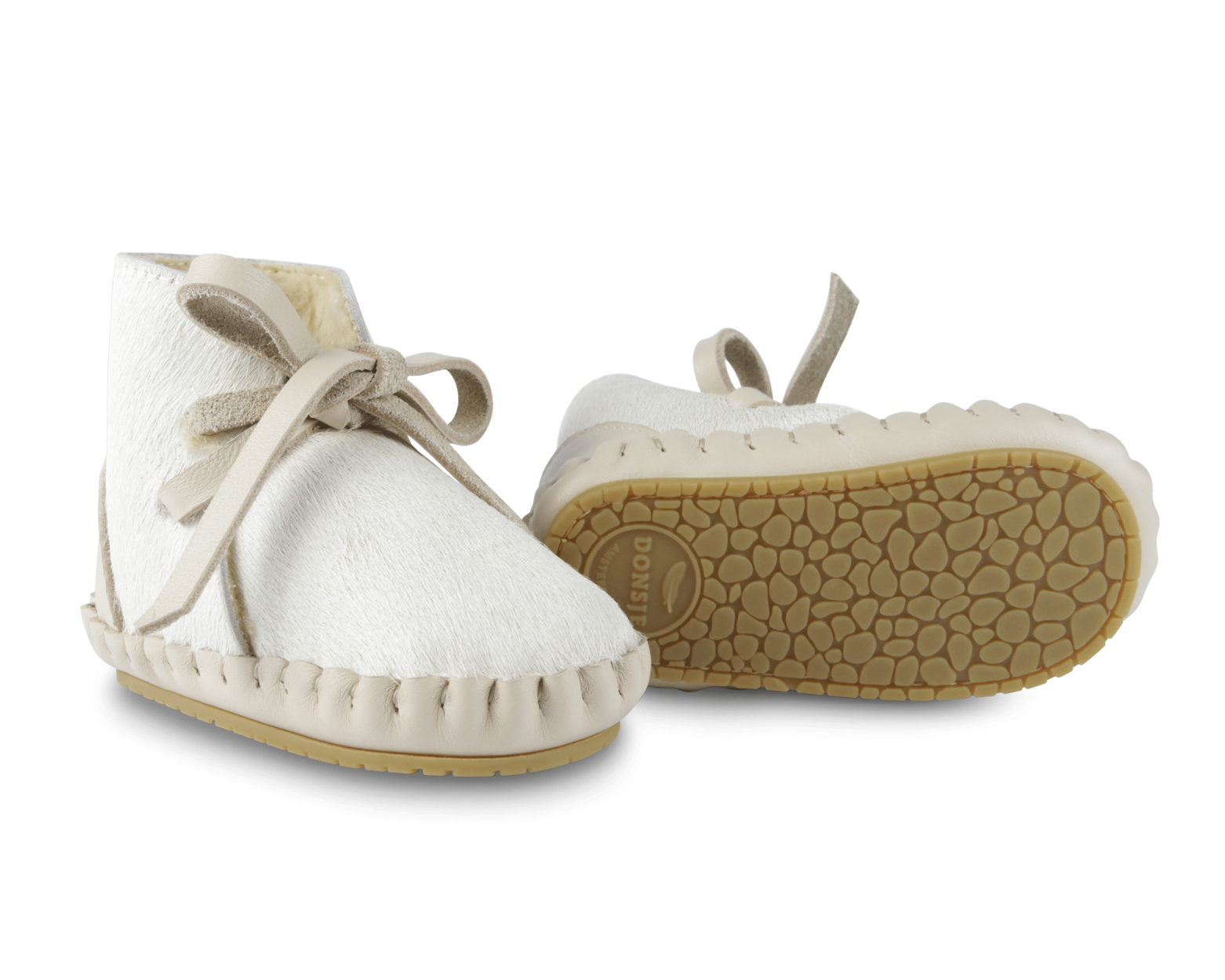Pina Exclusive Booties | Cream Cow Hair