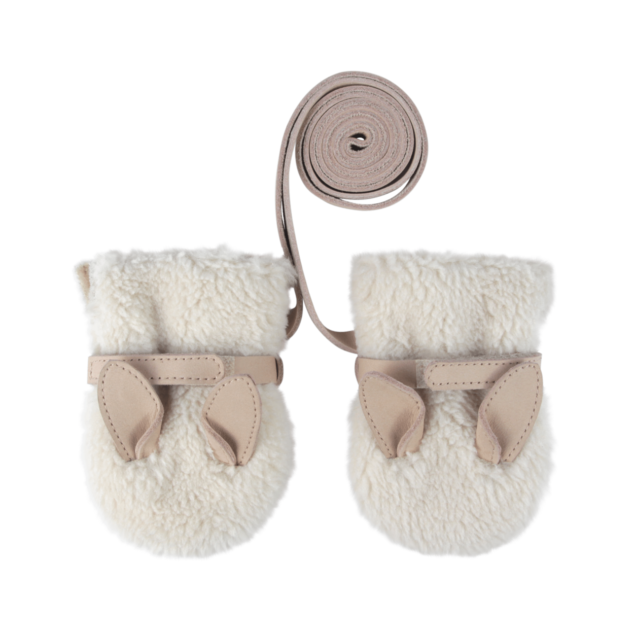 Richy Mittens | Bunny | Off White Curly Faux Fur