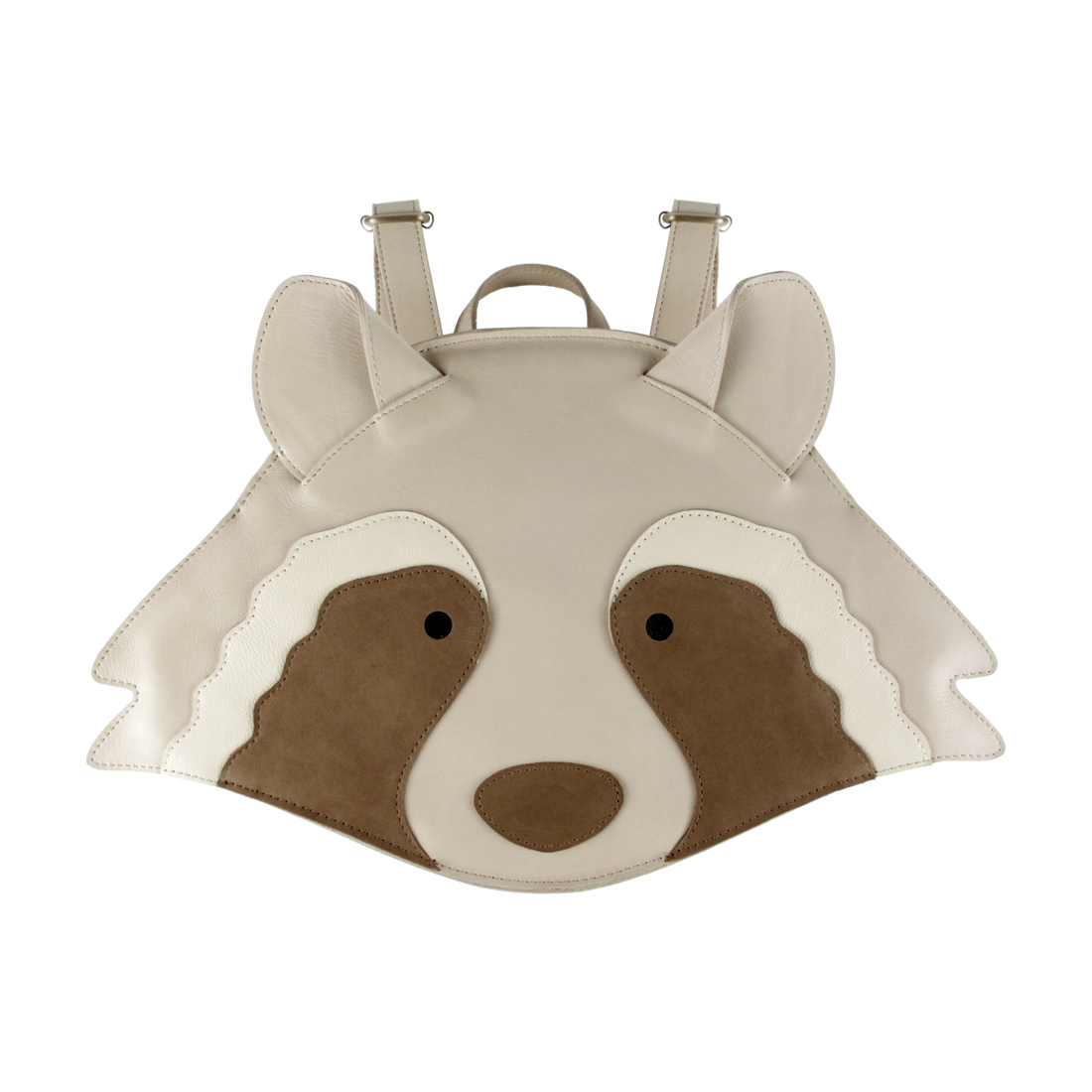 Umi Schoolbag | Raccoon | Ivory Classic Leather