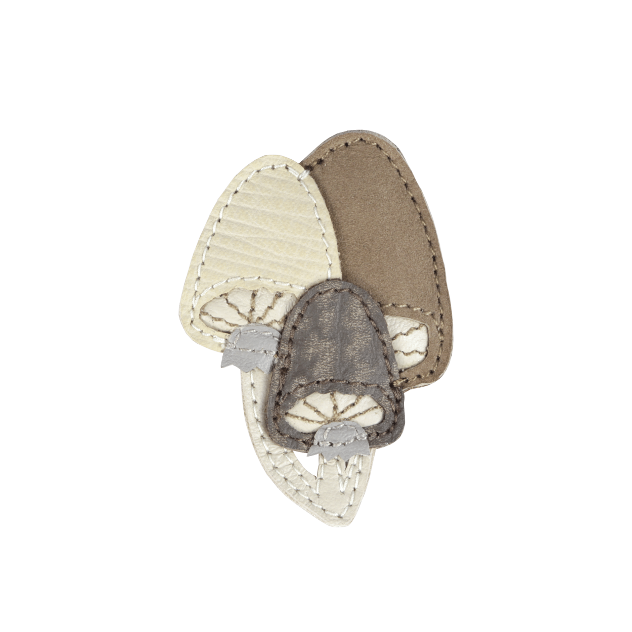 Forest Clip | Fungi | Cream Leather