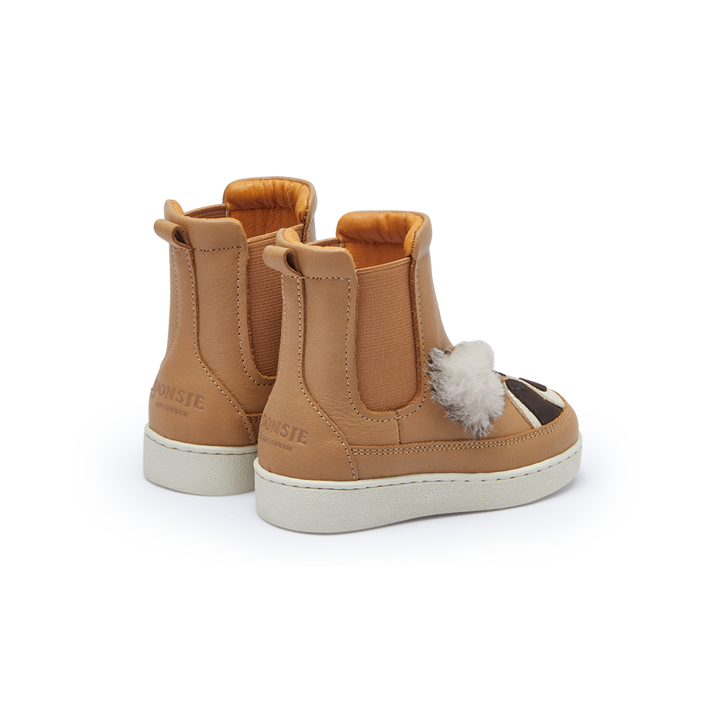 Thudo Exclusive Boots | Raccoon | Truffle Leather