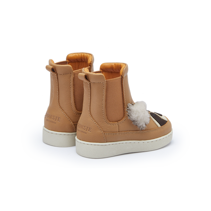 Thudo Exclusive Boots | Raccoon | Truffle Leather