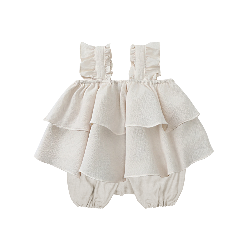 Elowen Playsuit | Warm White