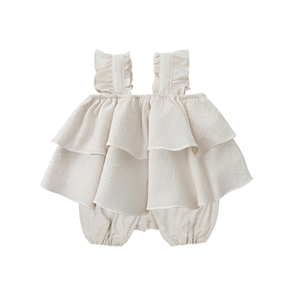 Elowen Playsuit | Warm White